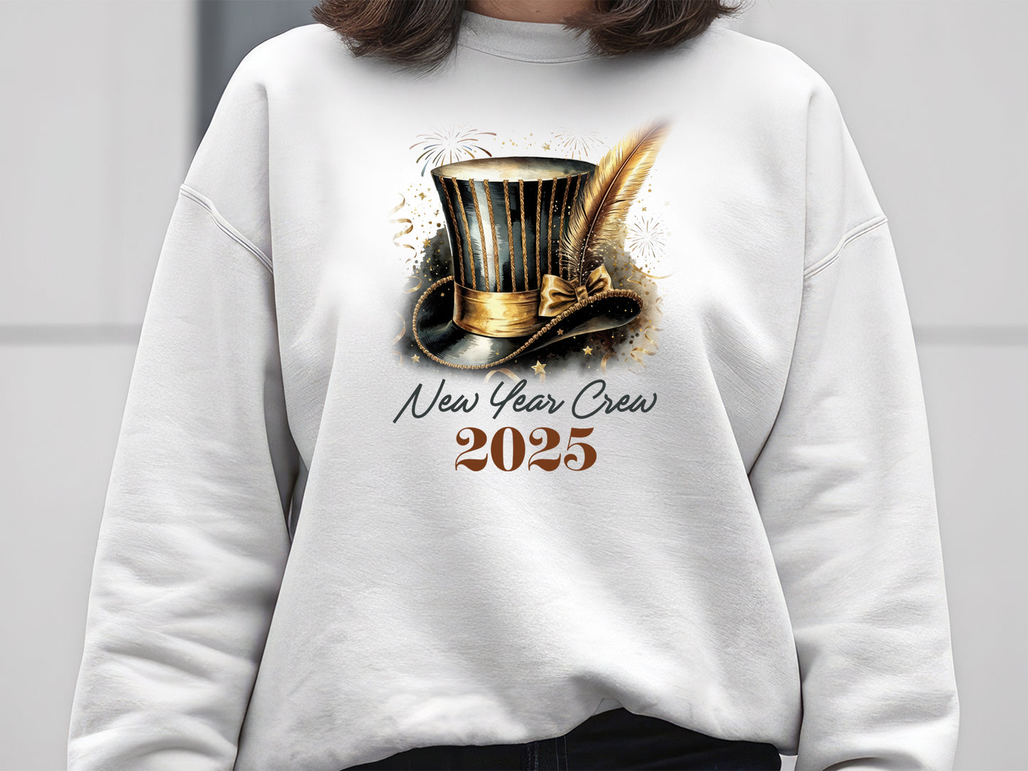 Unique New Year Crew 2025 PNG Sublimation