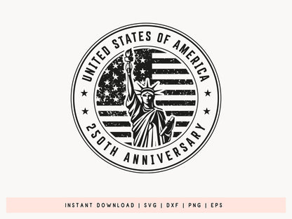 United States of America 250th Anniversary SVG