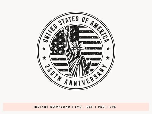 United States of America 250th Anniversary SVG