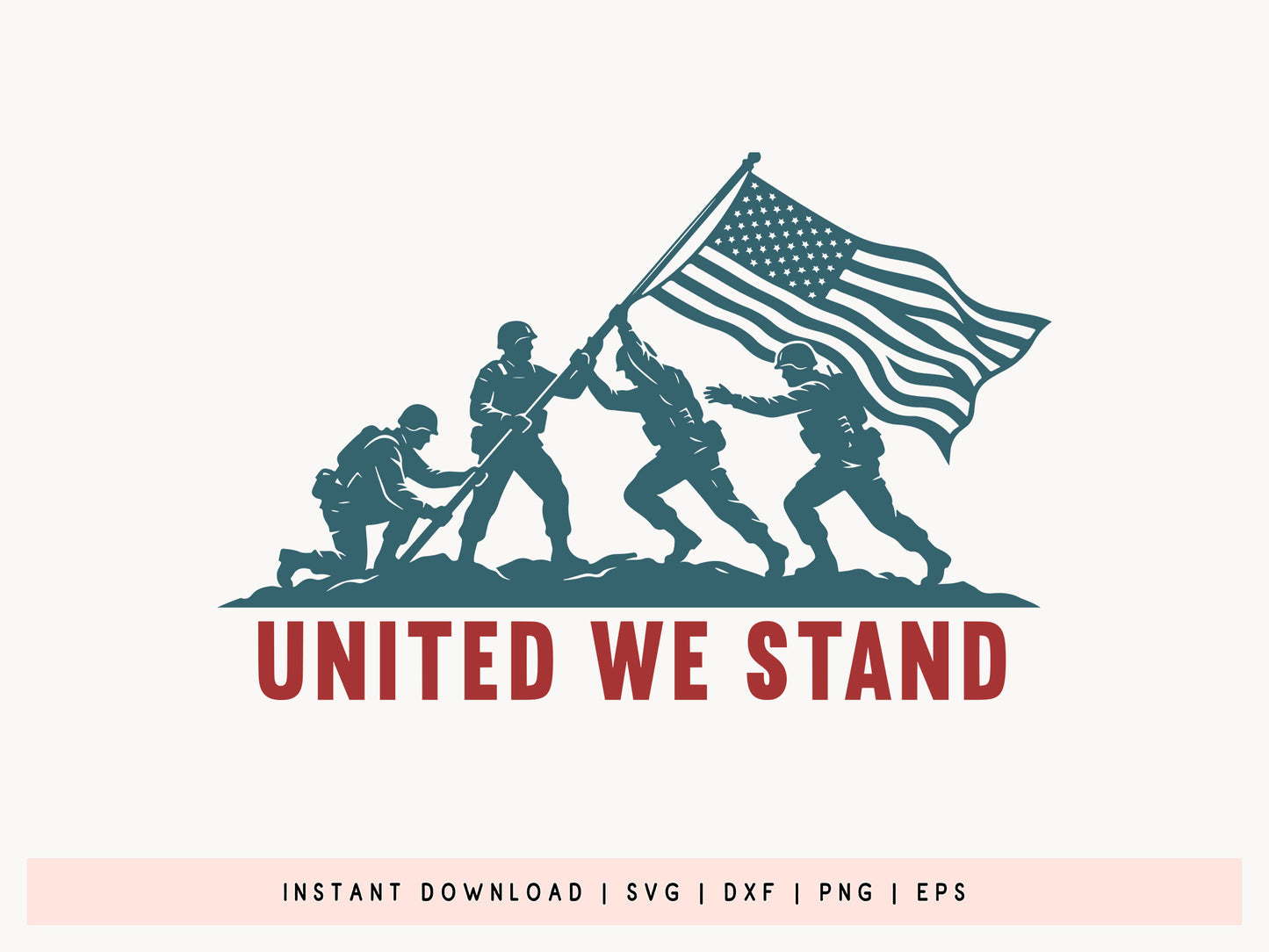 United We Stand, USA 250th Anniversary SVG