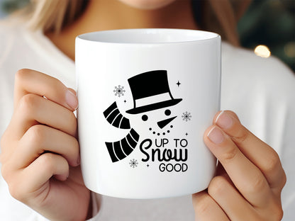 Up To Snow Good - Snowman SVG Design