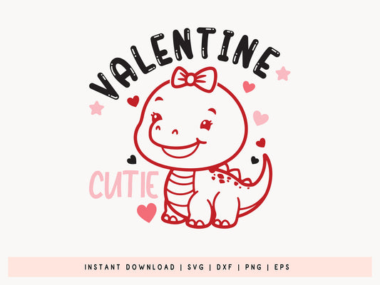 Valentine Cutie - Kids Valentine's Day SVG File