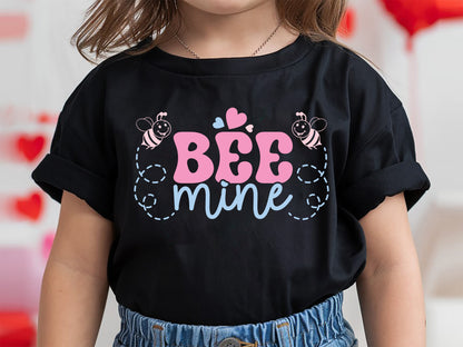 Valentine Kids SVG File - Bee Mine