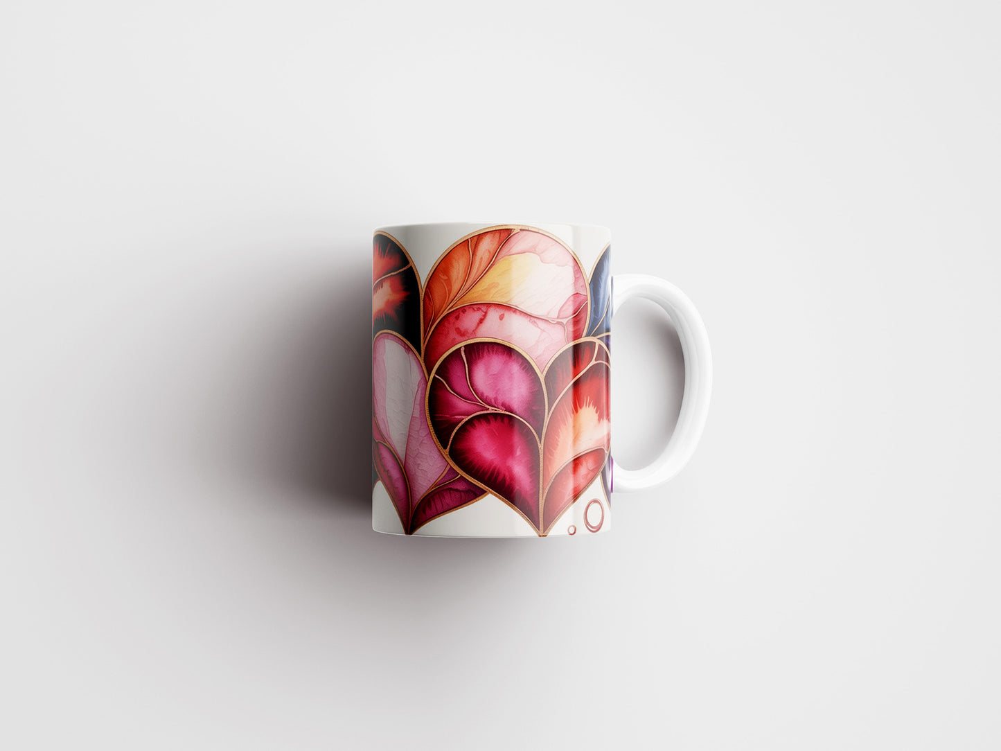 Valentine Mug Wrap Sublimation Design PNG