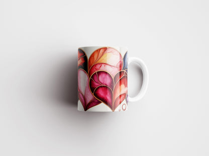 Valentine Mug Wrap Sublimation Design PNG