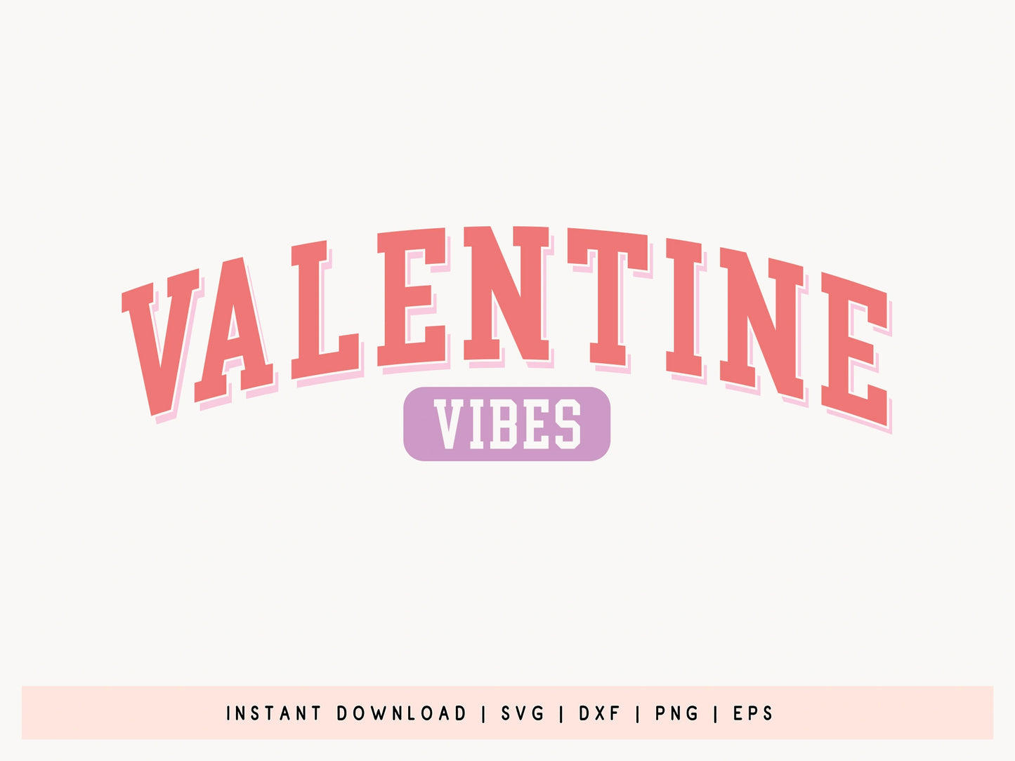 Valentine Vibes Retro SVG Cut File