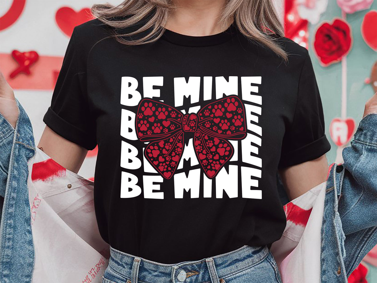 Valentine's Day Cat SVG Design - Be Mine