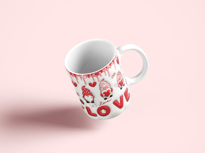 Valentine's Day Mug Wrap Sublimation Design