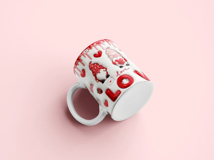 Valentine's Day Mug Wrap Sublimation Design