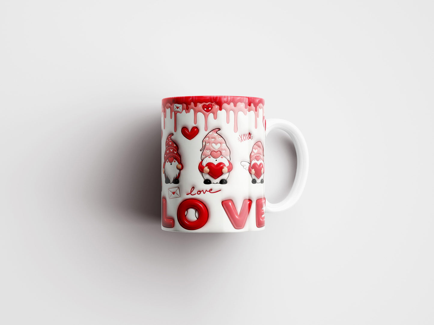 Valentine's Day Mug Wrap Sublimation Design