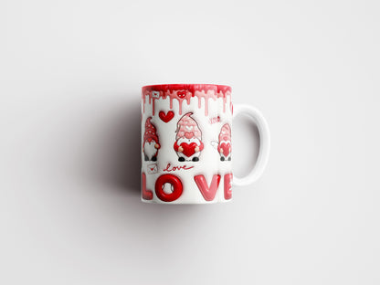 Valentine's Day Mug Wrap Sublimation Design