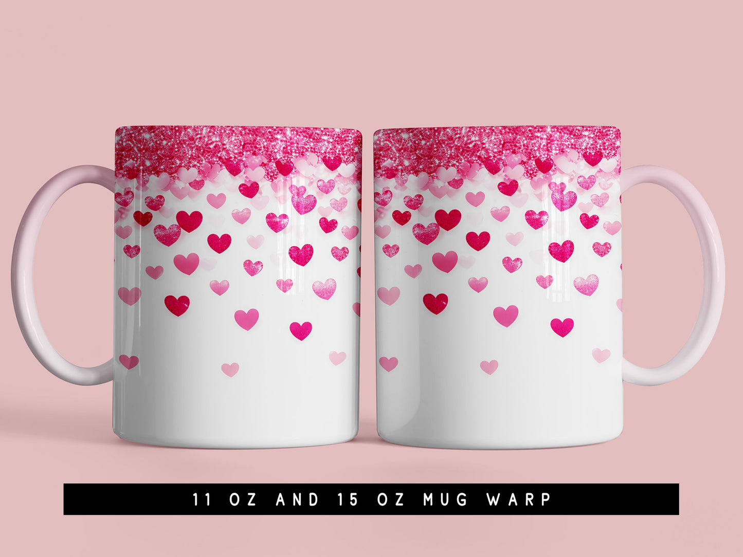 Valentine's Day PNG Mug Wrap Design