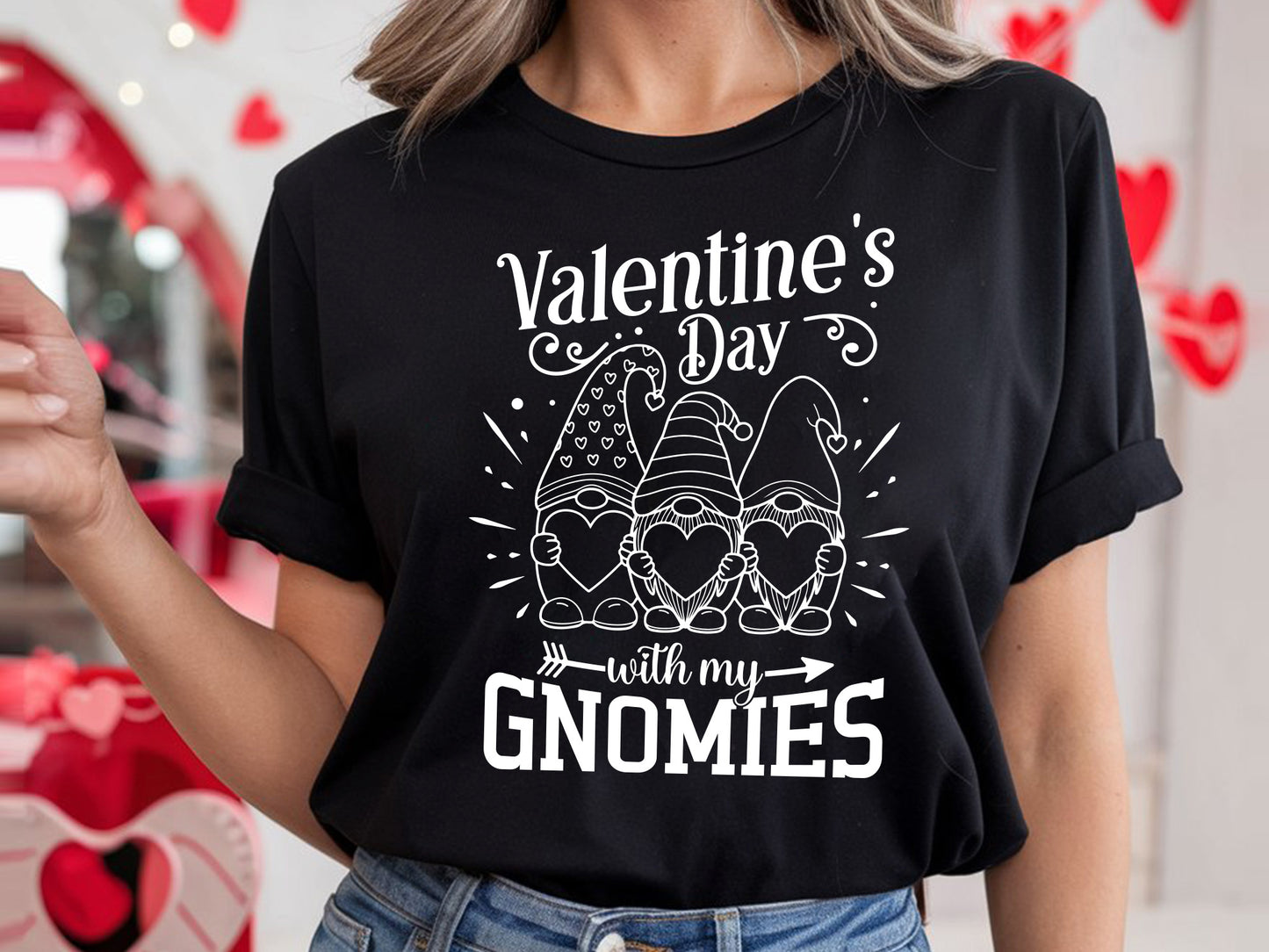 Valentine's Day With My Gnomies SVG Cut File