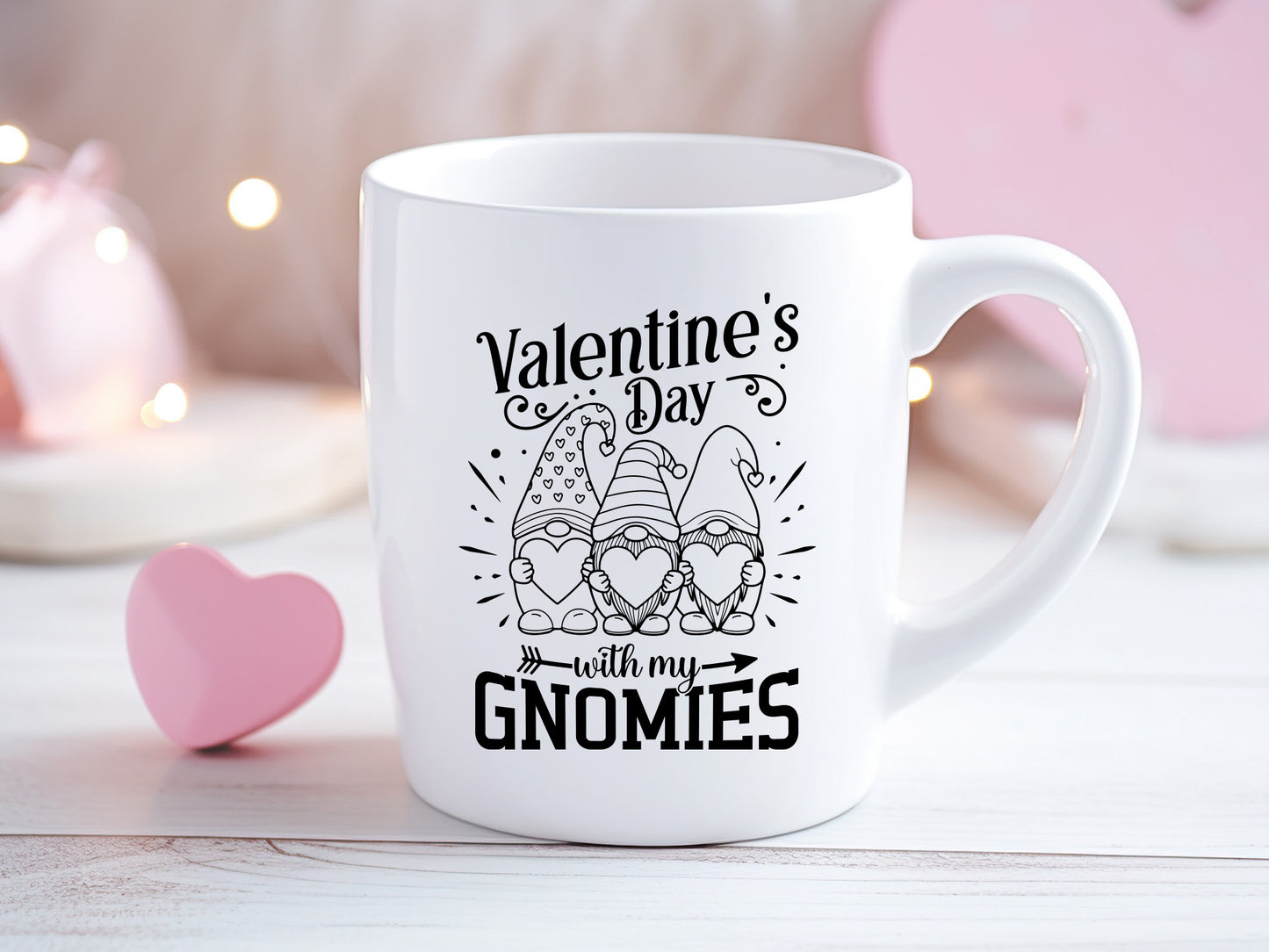 Valentine's Day With My Gnomies SVG Cut File