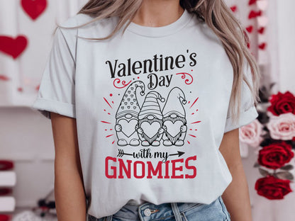 Valentine's Day With My Gnomies SVG Cut File