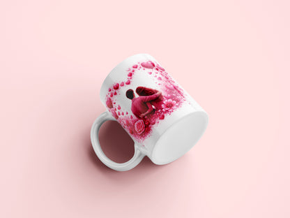 Valentines Day Mug Wrap PNG Sublimation