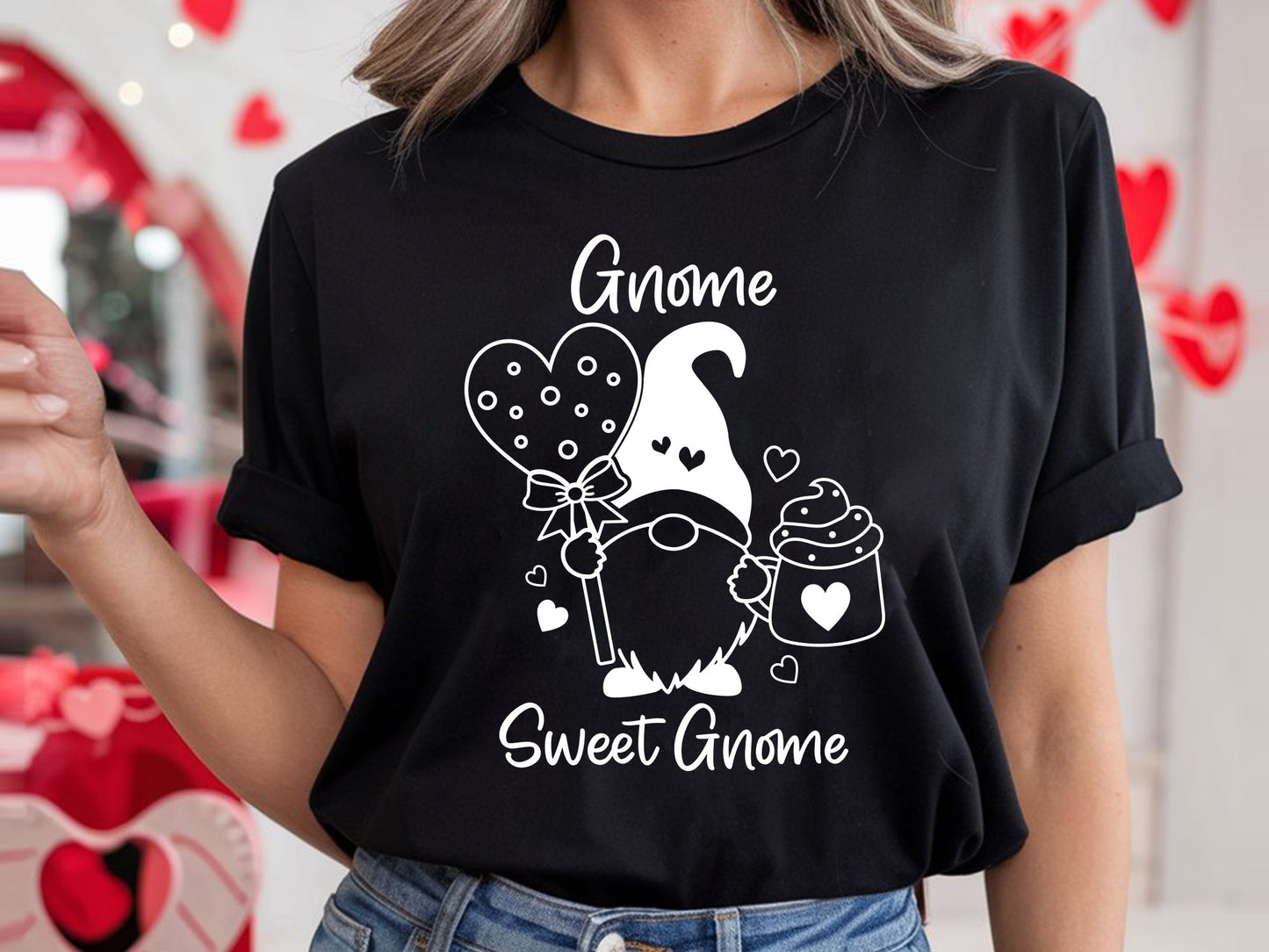 Valentines Day SVG - Gnome Sweet Gnome