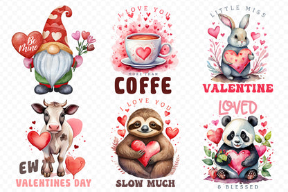 Valentines Day Sublimation PNG Bundle