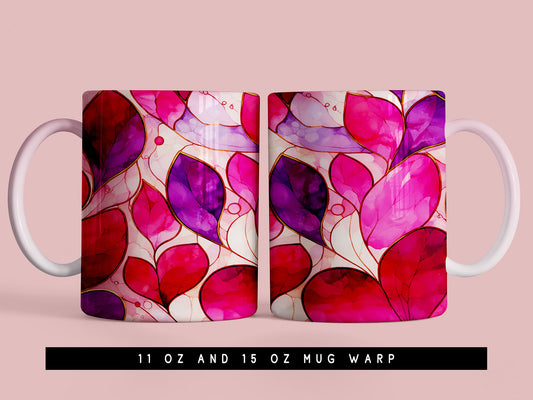 Valentines Mug Wrap Sublimation Design