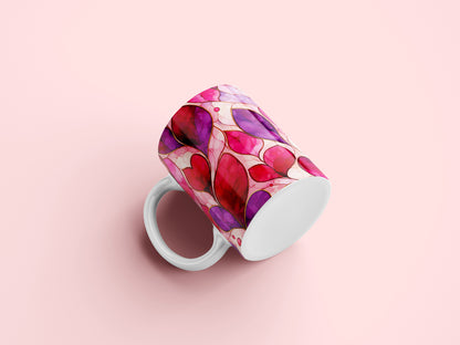 Valentines Mug Wrap Sublimation Design