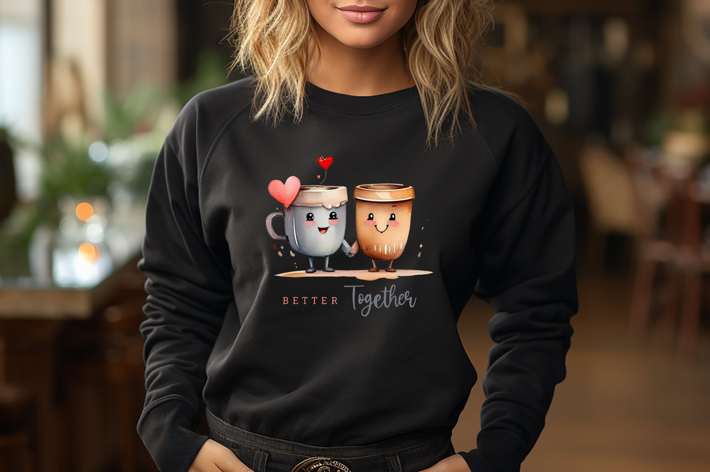 Valentines Sublimation Design - Better Together