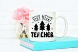 Very Merry Teacher | Christmas Shirt SVG