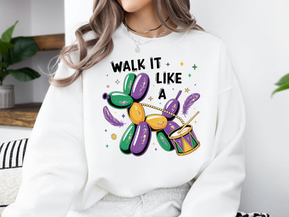 Walk It Like a Dog, Preppy Mardi Gras Sublimation