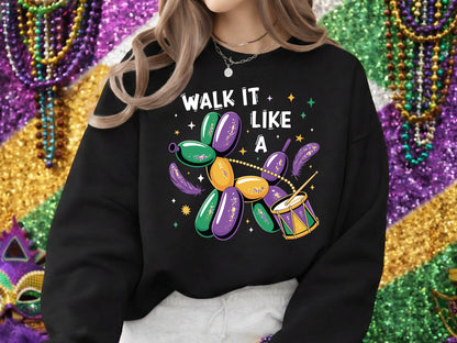 Walk It Like a Dog, Preppy Mardi Gras Sublimation