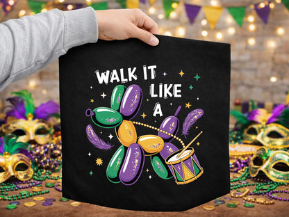 Walk It Like a Dog, Preppy Mardi Gras Sublimation