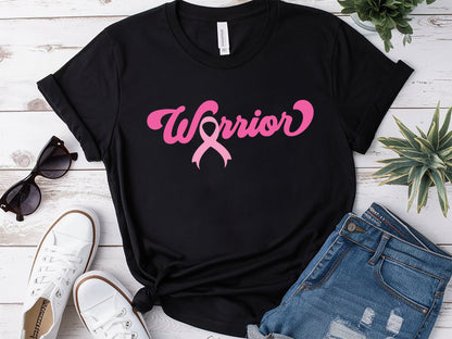 Warrior - Breast Cancer Awareness SVG Design