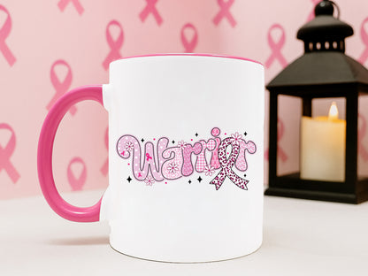 Warrior, Preppy Breast Cancer PNG Sublimation