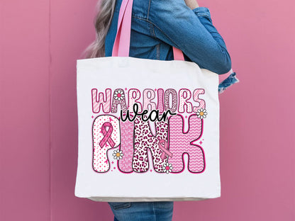 Warriors Wear Pink, Preppy Breast Cancer Sublimation