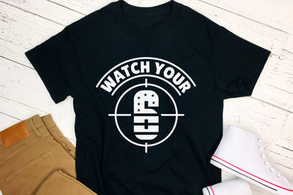 Watch Your 6, Funny Police SVG