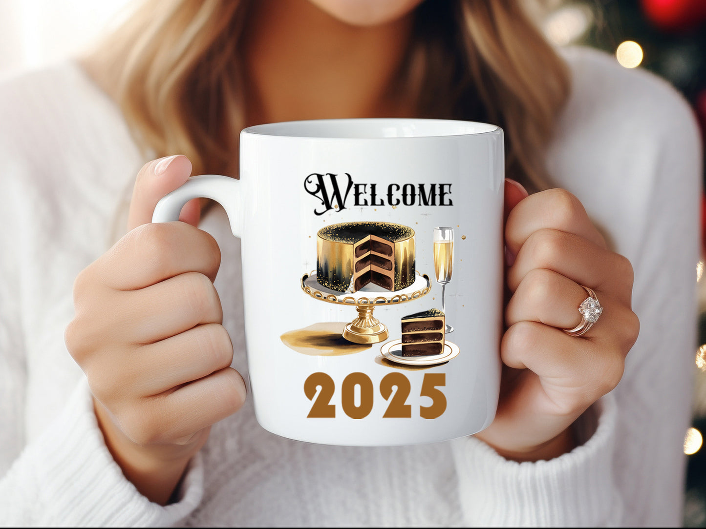 Welcome 2025 - Happy New Year Sublimation Design