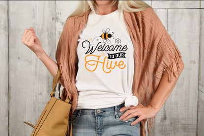 Welcome to Our Hive, Bee SVG