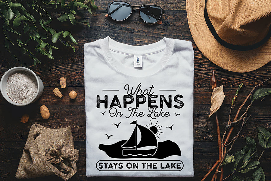 What Happens on the Lake SVG Free
