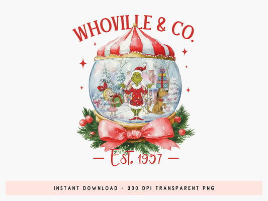 Whoville and Co, Coquette Bow Christmas Sublimation
