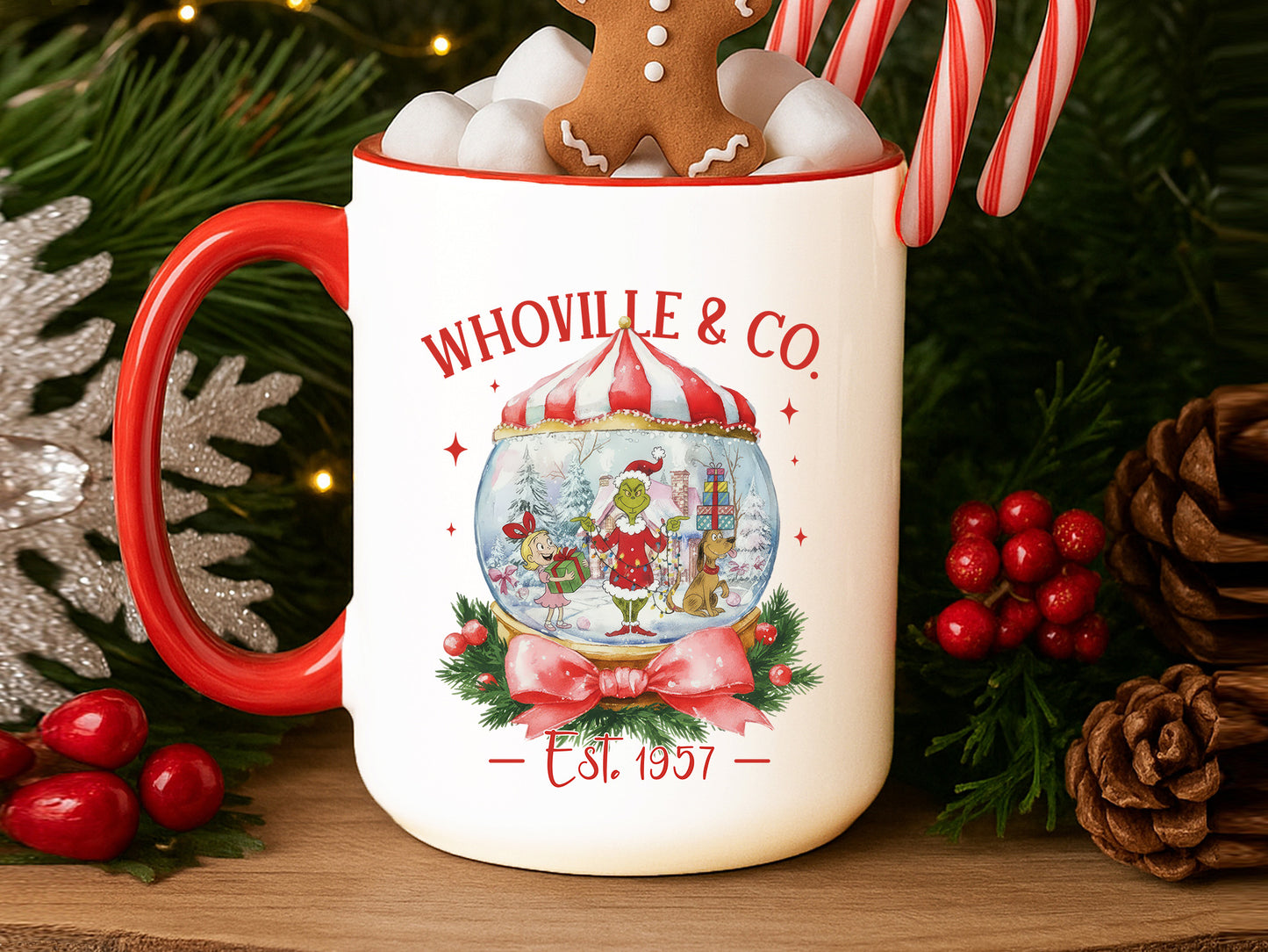 Whoville and Co, Coquette Bow Christmas Sublimation