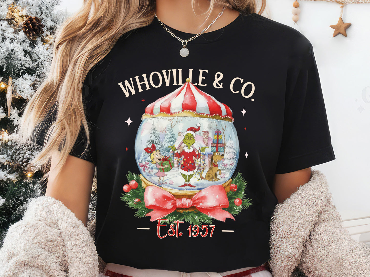 Whoville and Co, Coquette Bow Christmas Sublimation