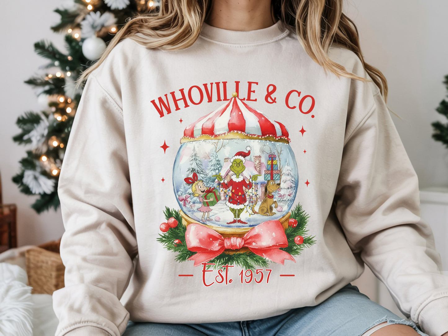 Whoville and Co, Coquette Bow Christmas Sublimation