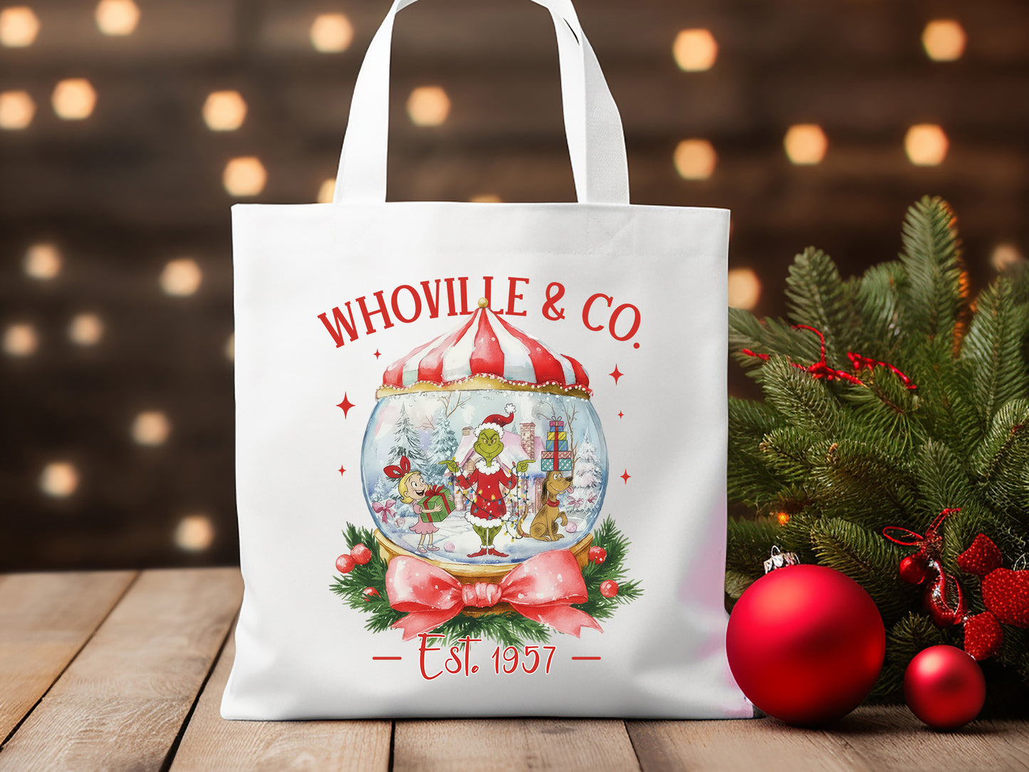 Whoville and Co, Coquette Bow Christmas Sublimation