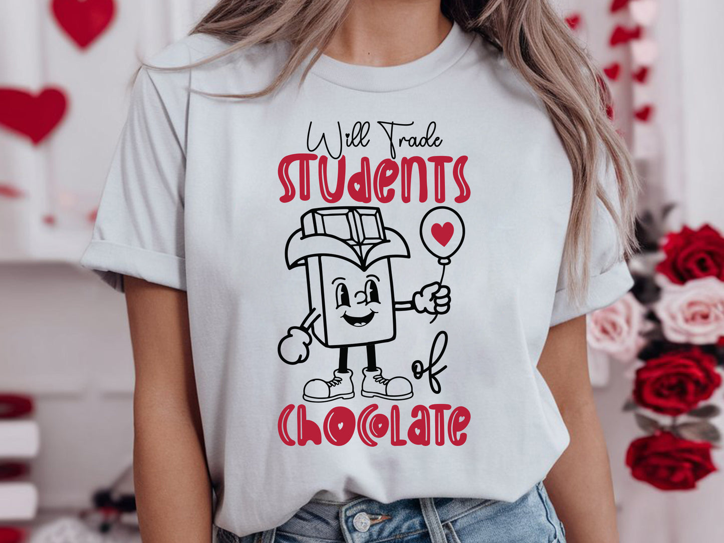 Will Trade Students of Chocolate - Teacher Valentine SVG