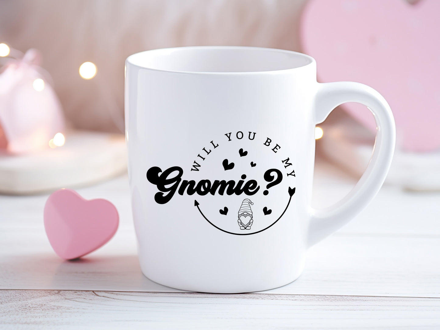 Will You Be My Gnomie - Valentine SVG Vector