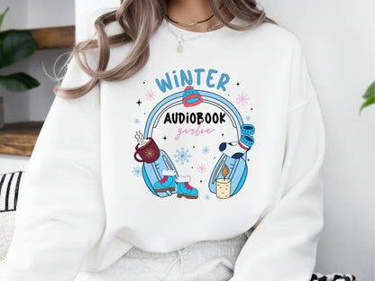 Winter Audiobook Girlie Sublimation Design