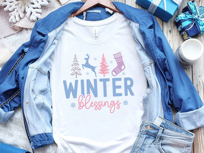 Winter Blessings SVG Cut File