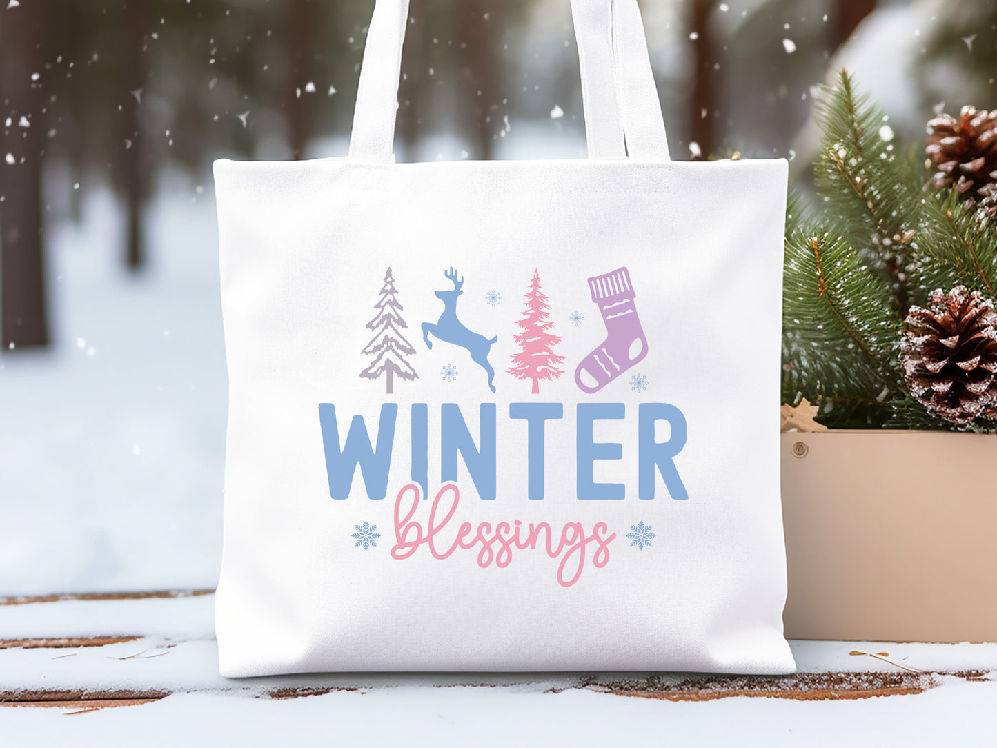 Winter Blessings SVG Cut File