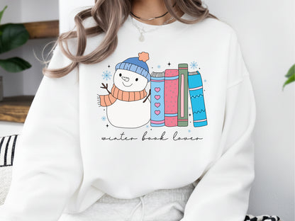 Winter Book Lover PNG Sublimation Print