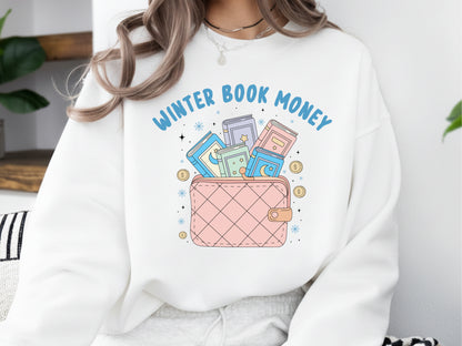 Winter Book Money Sublimation Design