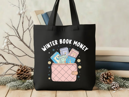 Winter Book Money Sublimation Design