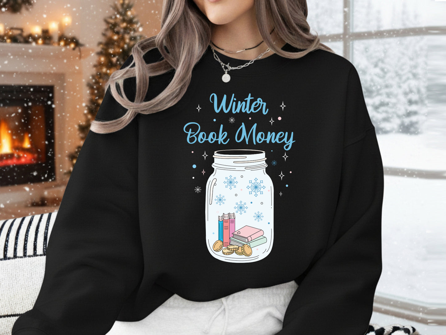 Winter Book Money Sublimation Transfer